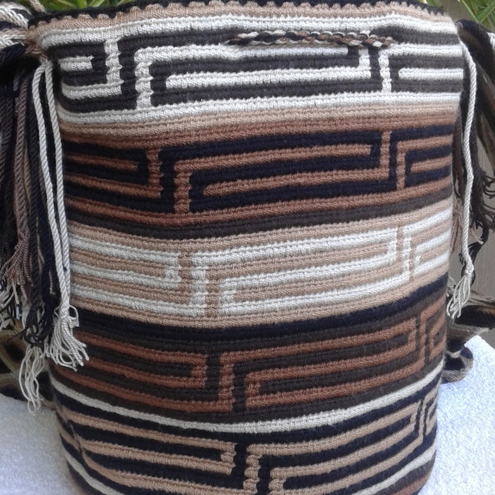 Mochila COLOMBIAN WAYUU MOCHILA BAG Wayuu Crochet